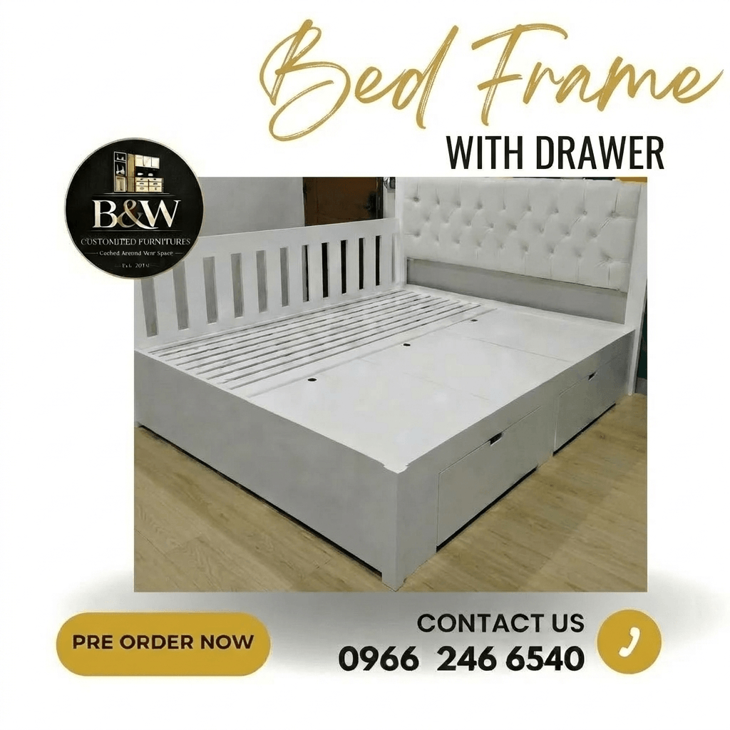 Bed Frame With Drawer