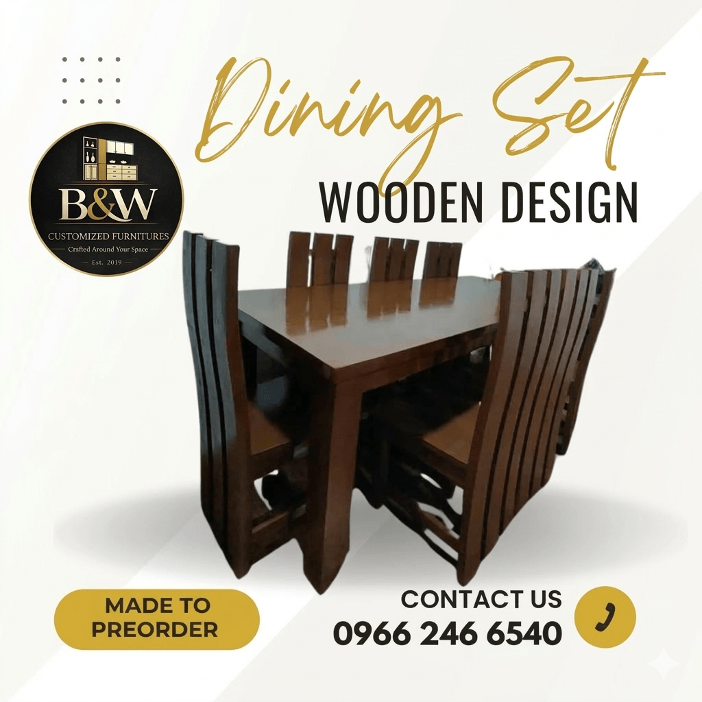 Dining Set Wooden Design